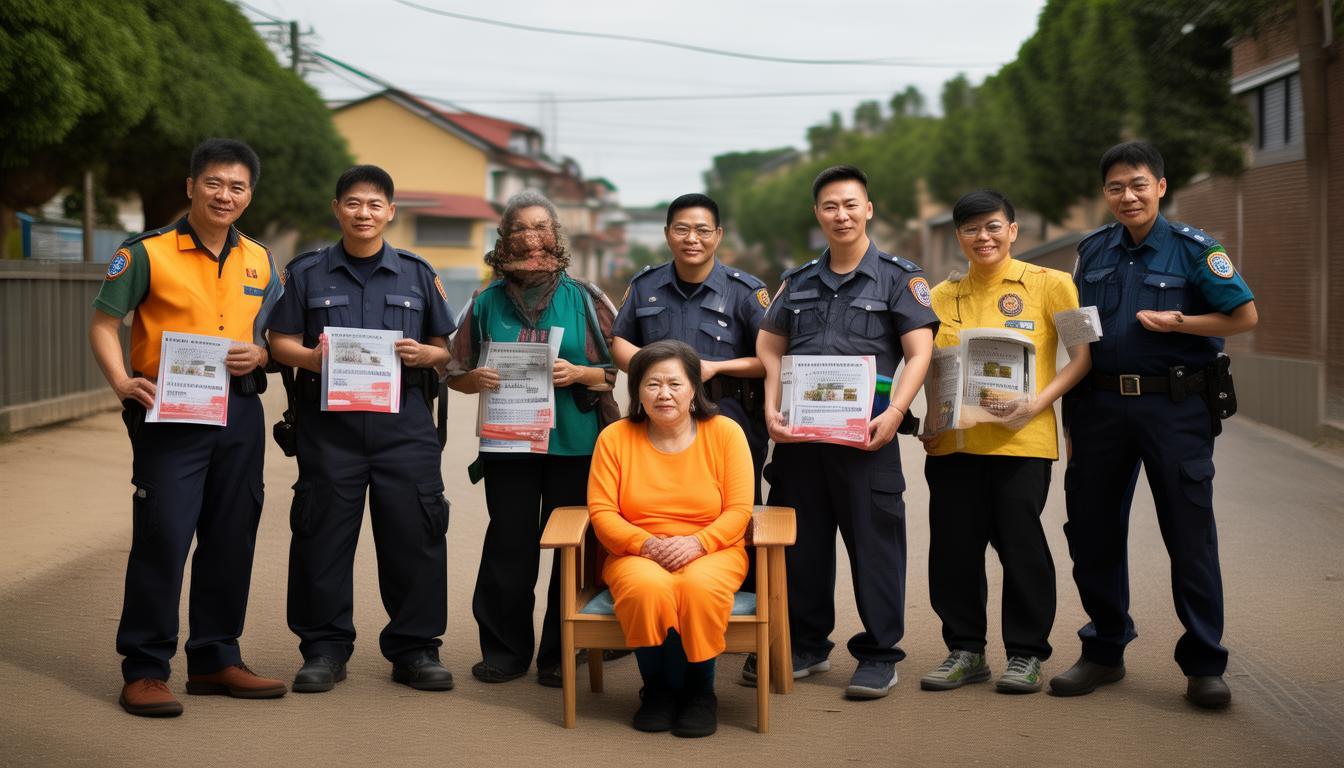 _上海反扒女民警_上海民警上門宣傳