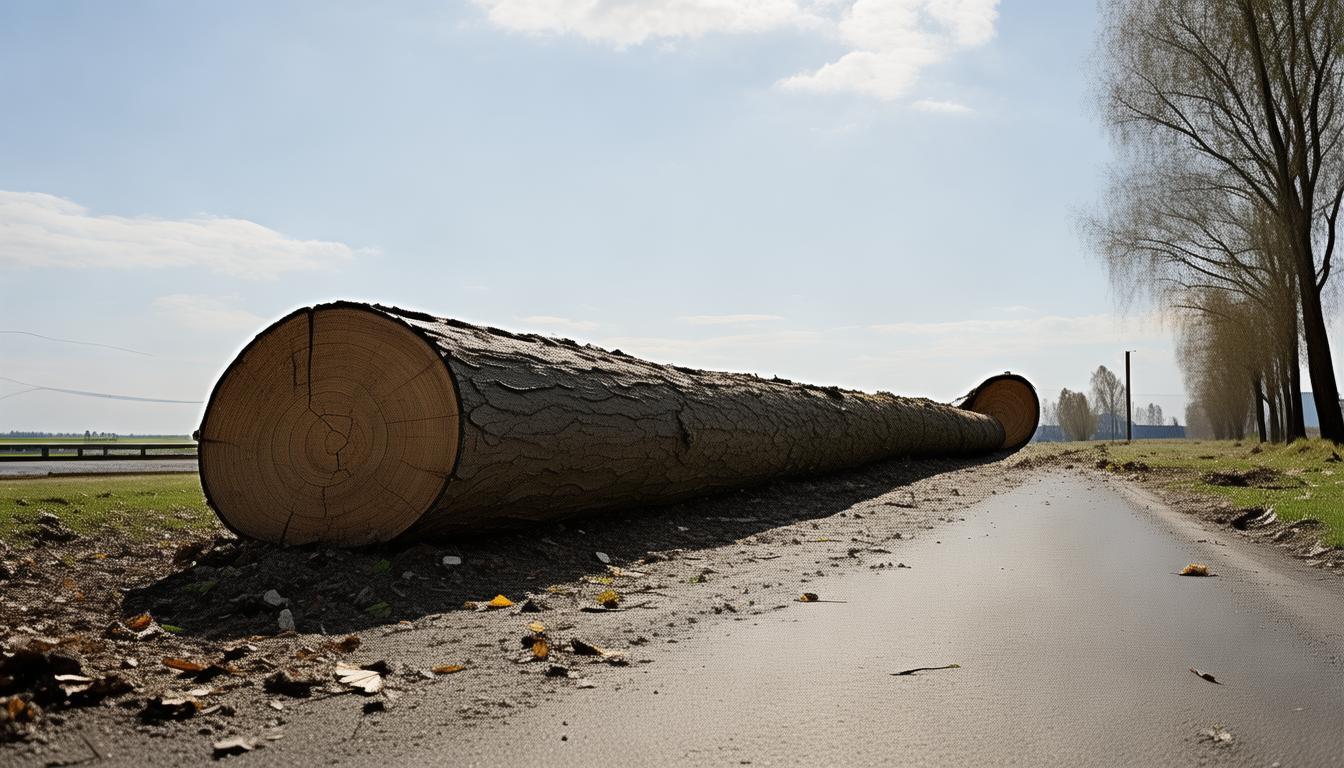 濮陽突發7級以上陣風！行道樹砸中騎車女子，不幸當場身亡？