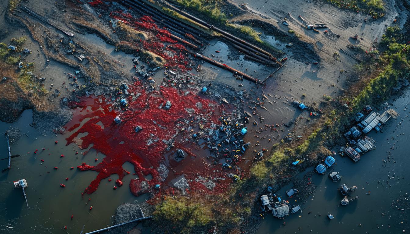 河水被污染的原因有哪些_河水被污染圖片_